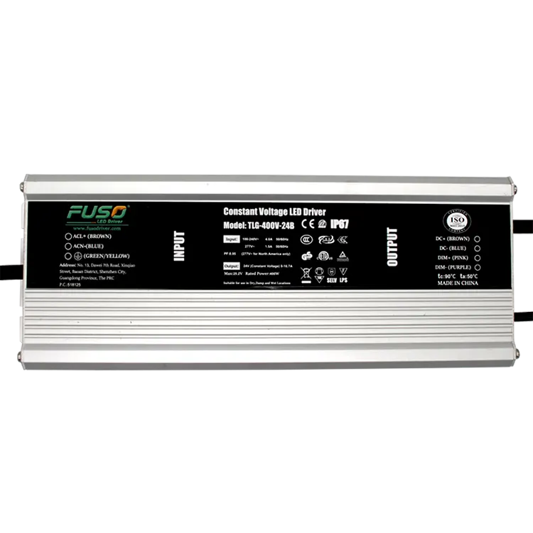 Che cos'è un driver LED a tensione costante da 24 V 400 W con PF elevato e perché è importante?