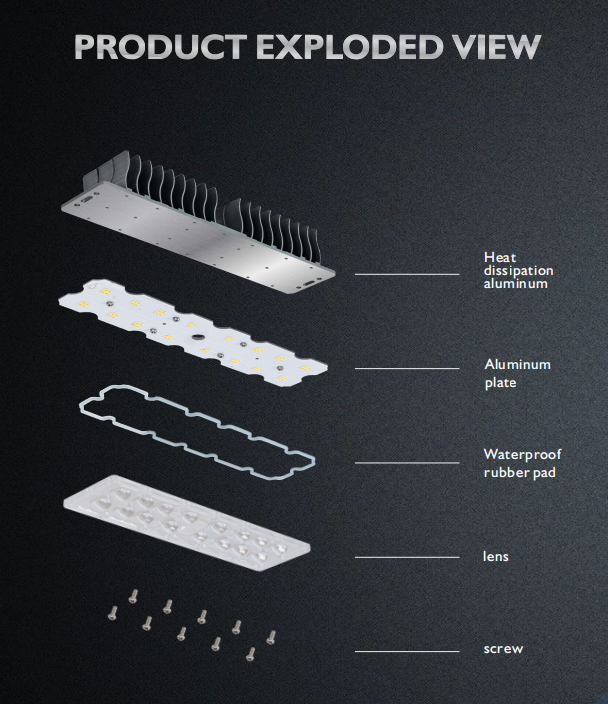 50w led street light module