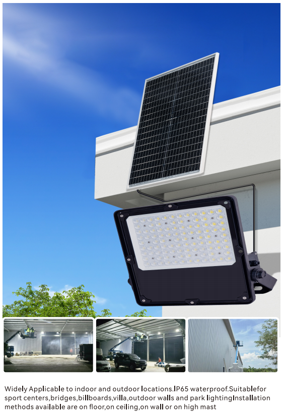 50w solar flood light
